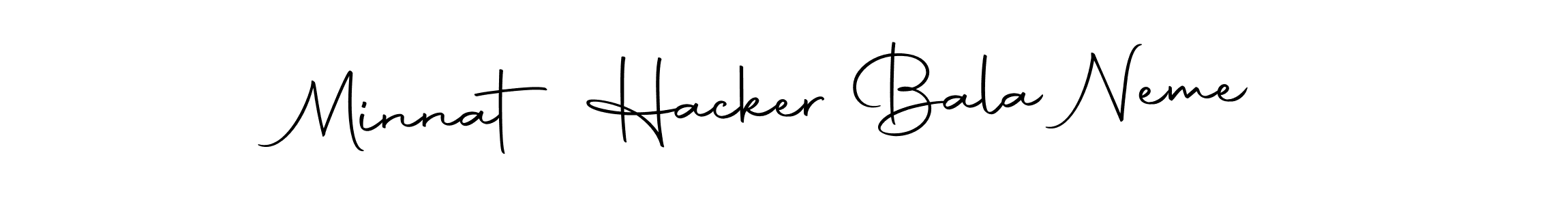 Also we have Minnat Hacker Bala Neme name is the best signature style. Create professional handwritten signature collection using Autography-DOLnW autograph style. Minnat Hacker Bala Neme signature style 10 images and pictures png