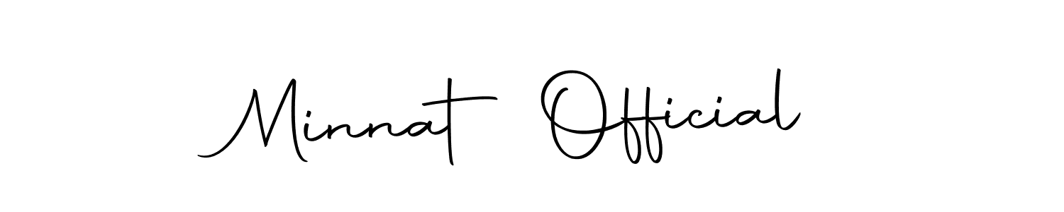 It looks lik you need a new signature style for name Minnat Official. Design unique handwritten (Autography-DOLnW) signature with our free signature maker in just a few clicks. Minnat Official signature style 10 images and pictures png