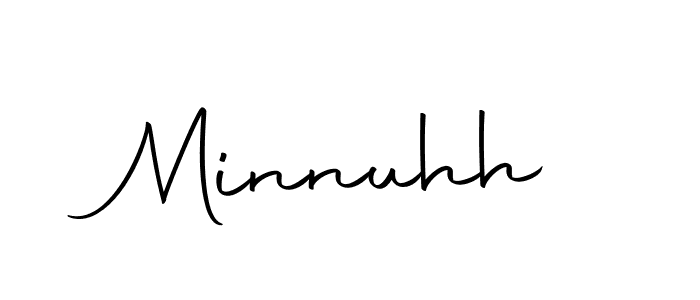 The best way (Autography-DOLnW) to make a short signature is to pick only two or three words in your name. The name Minnuhh include a total of six letters. For converting this name. Minnuhh signature style 10 images and pictures png