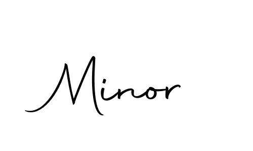 Also we have Minor name is the best signature style. Create professional handwritten signature collection using Autography-DOLnW autograph style. Minor signature style 10 images and pictures png