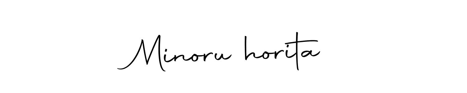 It looks lik you need a new signature style for name Minoru　horita. Design unique handwritten (Autography-DOLnW) signature with our free signature maker in just a few clicks. Minoru　horita signature style 10 images and pictures png