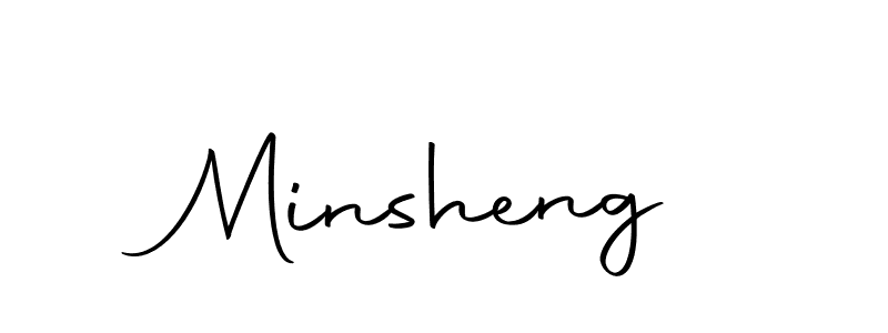 Minsheng stylish signature style. Best Handwritten Sign (Autography-DOLnW) for my name. Handwritten Signature Collection Ideas for my name Minsheng. Minsheng signature style 10 images and pictures png