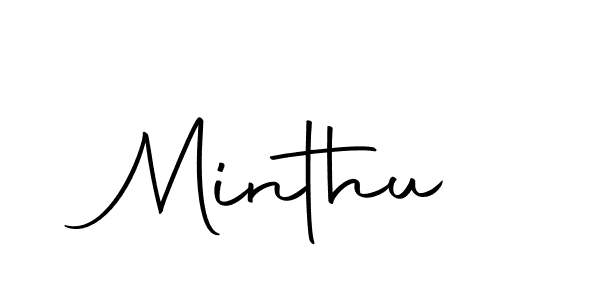 Use a signature maker to create a handwritten signature online. With this signature software, you can design (Autography-DOLnW) your own signature for name Minthu. Minthu signature style 10 images and pictures png