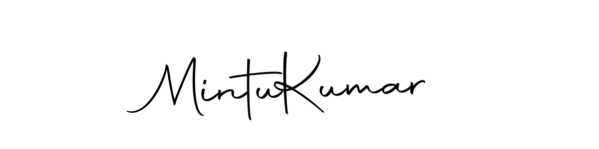 Create a beautiful signature design for name Mintu  Kumar. With this signature (Autography-DOLnW) fonts, you can make a handwritten signature for free. Mintu  Kumar signature style 10 images and pictures png