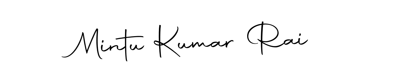 Make a beautiful signature design for name Mintu Kumar Rai. With this signature (Autography-DOLnW) style, you can create a handwritten signature for free. Mintu Kumar Rai signature style 10 images and pictures png