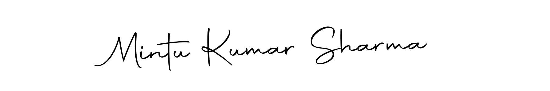 Also we have Mintu Kumar Sharma name is the best signature style. Create professional handwritten signature collection using Autography-DOLnW autograph style. Mintu Kumar Sharma signature style 10 images and pictures png