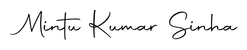 A modern signature idea for name Mintu Kumar Sinha using Autography-DOLnW font. Clean strokes and elegant curves make it stand out instantly. Mintu Kumar Sinha signature style 10 images and pictures png