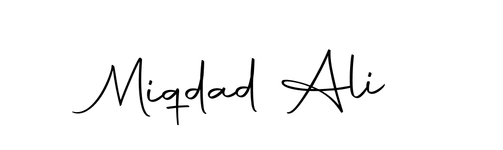 Autography-DOLnW is a professional signature style that is perfect for those who want to add a touch of class to their signature. It is also a great choice for those who want to make their signature more unique. Get Miqdad Ali name to fancy signature for free. Miqdad Ali signature style 10 images and pictures png