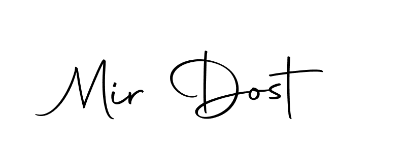 Use a signature maker to create a handwritten signature online. With this signature software, you can design (Autography-DOLnW) your own signature for name Mir Dost. Mir Dost signature style 10 images and pictures png