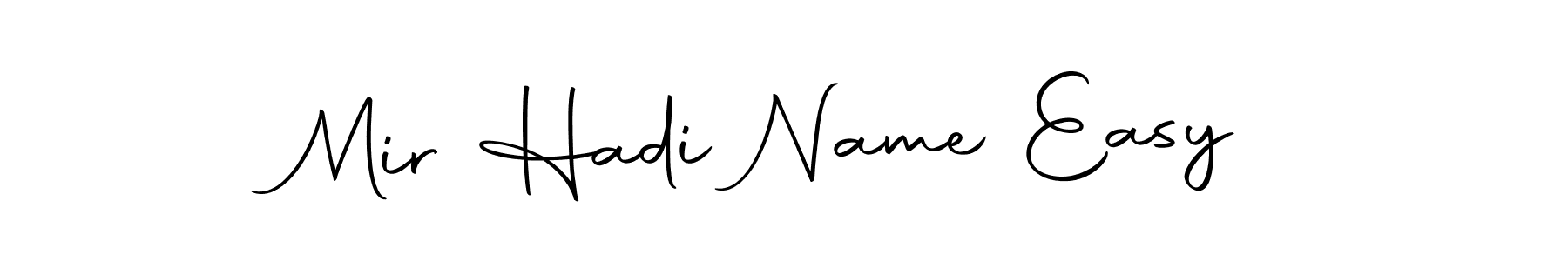 This is the best signature style for the Mir Hadi Name Easy name. Also you like these signature font (Autography-DOLnW). Mix name signature. Mir Hadi Name Easy signature style 10 images and pictures png