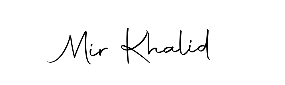 Make a beautiful signature design for name Mir Khalid. Use this online signature maker to create a handwritten signature for free. Mir Khalid signature style 10 images and pictures png