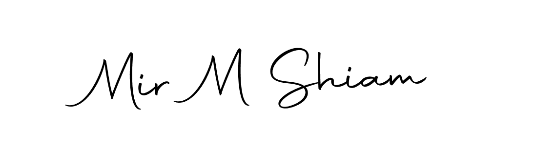 Similarly Autography-DOLnW is the best handwritten signature design. Signature creator online .You can use it as an online autograph creator for name Mir M Shiam. Mir M Shiam signature style 10 images and pictures png