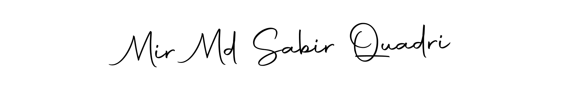 if you are searching for the best signature style for your name Mir Md Sabir Quadri. so please give up your signature search. here we have designed multiple signature styles  using Autography-DOLnW. Mir Md Sabir Quadri signature style 10 images and pictures png