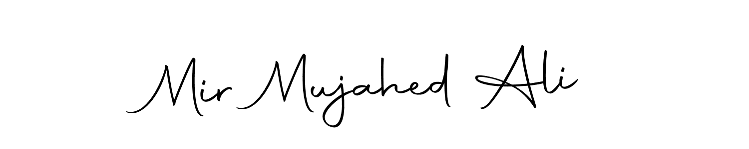 Make a beautiful signature design for name Mir Mujahed Ali. With this signature (Autography-DOLnW) style, you can create a handwritten signature for free. Mir Mujahed Ali signature style 10 images and pictures png