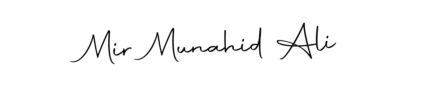 Mir Munahid Ali stylish signature style. Best Handwritten Sign (Autography-DOLnW) for my name. Handwritten Signature Collection Ideas for my name Mir Munahid Ali. Mir Munahid Ali signature style 10 images and pictures png