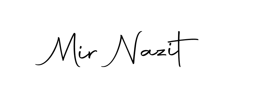 The best way (Autography-DOLnW) to make a short signature is to pick only two or three words in your name. The name Mir Nazit include a total of six letters. For converting this name. Mir Nazit signature style 10 images and pictures png