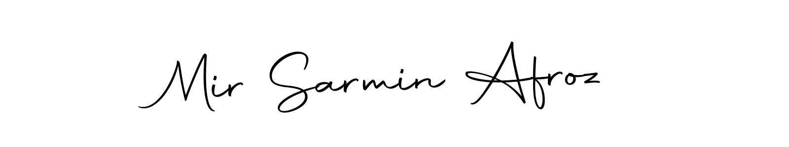 Autography-DOLnW is a professional signature style that is perfect for those who want to add a touch of class to their signature. It is also a great choice for those who want to make their signature more unique. Get Mir Sarmin Afroz name to fancy signature for free. Mir Sarmin Afroz signature style 10 images and pictures png