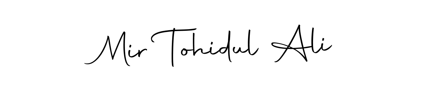 Use a signature maker to create a handwritten signature online. With this signature software, you can design (Autography-DOLnW) your own signature for name Mir Tohidul Ali. Mir Tohidul Ali signature style 10 images and pictures png