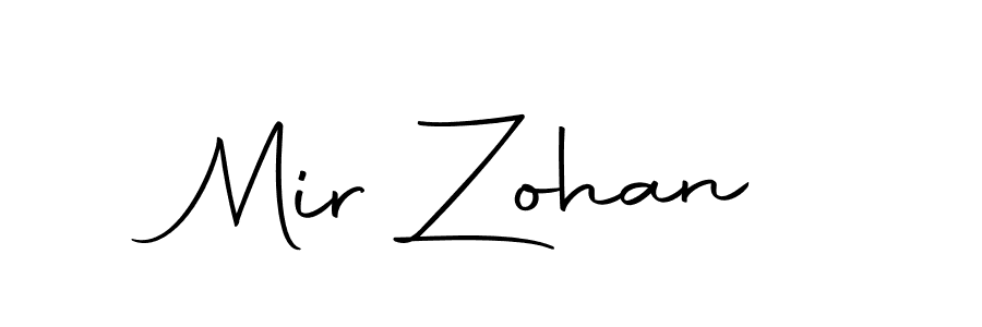 How to make Mir Zohan signature? Autography-DOLnW is a professional autograph style. Create handwritten signature for Mir Zohan name. Mir Zohan signature style 10 images and pictures png