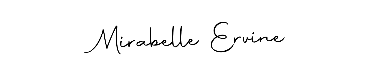 This is the best signature style for the Mirabelle Ervine name. Also you like these signature font (Autography-DOLnW). Mix name signature. Mirabelle Ervine signature style 10 images and pictures png