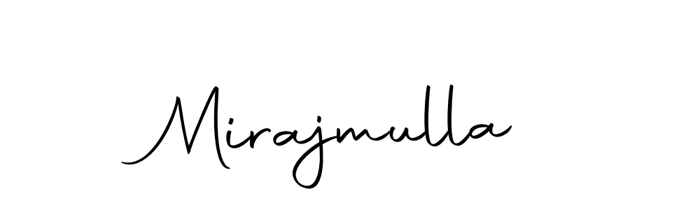 Create a beautiful signature design for name Mirajmulla. With this signature (Autography-DOLnW) fonts, you can make a handwritten signature for free. Mirajmulla signature style 10 images and pictures png