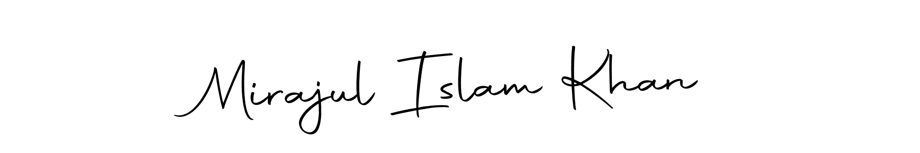 You should practise on your own different ways (Autography-DOLnW) to write your name (Mirajul Islam Khan) in signature. don't let someone else do it for you. Mirajul Islam Khan signature style 10 images and pictures png