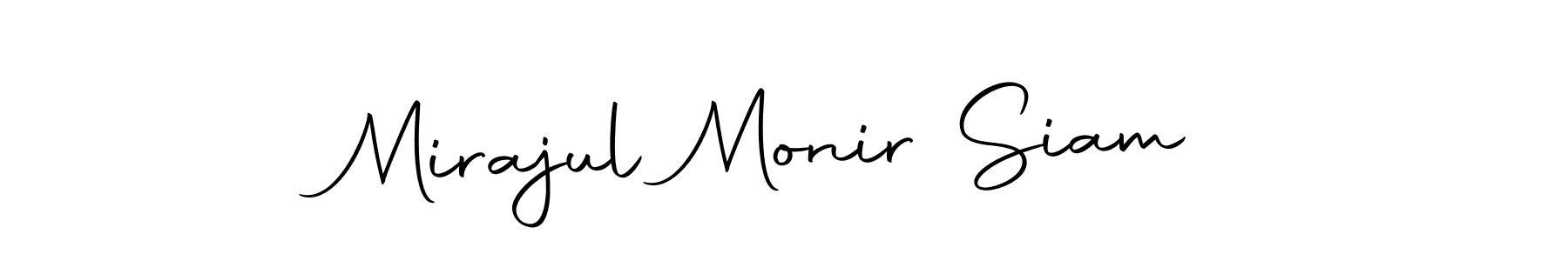 Similarly Autography-DOLnW is the best handwritten signature design. Signature creator online .You can use it as an online autograph creator for name Mirajul Monir Siam. Mirajul Monir Siam signature style 10 images and pictures png