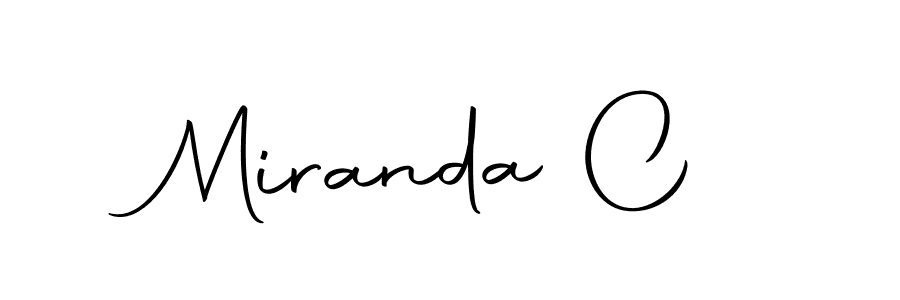 Similarly Autography-DOLnW is the best handwritten signature design. Signature creator online .You can use it as an online autograph creator for name Miranda C. Miranda C signature style 10 images and pictures png