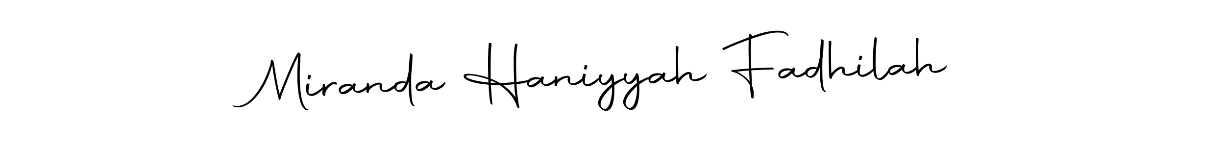 Once you've used our free online signature maker to create your best signature Autography-DOLnW style, it's time to enjoy all of the benefits that Miranda Haniyyah Fadhilah name signing documents. Miranda Haniyyah Fadhilah signature style 10 images and pictures png