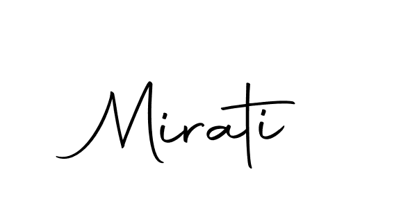 You should practise on your own different ways (Autography-DOLnW) to write your name (Mirati) in signature. don't let someone else do it for you. Mirati signature style 10 images and pictures png