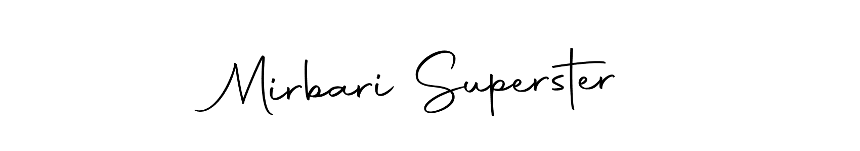 Make a beautiful signature design for name Mirbari Superster. Use this online signature maker to create a handwritten signature for free. Mirbari Superster signature style 10 images and pictures png