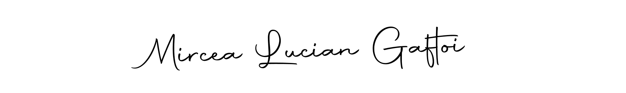 It looks lik you need a new signature style for name Mircea Lucian Gaftoi. Design unique handwritten (Autography-DOLnW) signature with our free signature maker in just a few clicks. Mircea Lucian Gaftoi signature style 10 images and pictures png