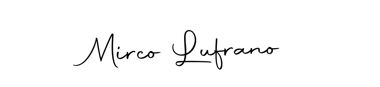 The best way (Autography-DOLnW) to make a short signature is to pick only two or three words in your name. The name Mirco Lufrano include a total of six letters. For converting this name. Mirco Lufrano signature style 10 images and pictures png