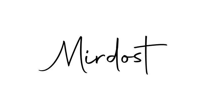 Make a beautiful signature design for name Mirdost. With this signature (Autography-DOLnW) style, you can create a handwritten signature for free. Mirdost signature style 10 images and pictures png