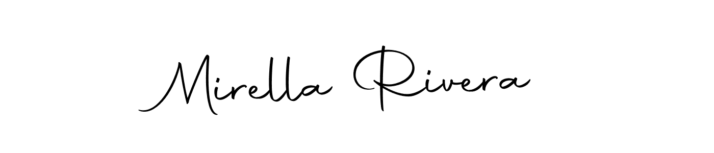 It looks lik you need a new signature style for name Mirella Rivera. Design unique handwritten (Autography-DOLnW) signature with our free signature maker in just a few clicks. Mirella Rivera signature style 10 images and pictures png