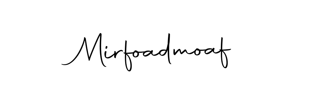 if you are searching for the best signature style for your name Mirfoadmoaf. so please give up your signature search. here we have designed multiple signature styles  using Autography-DOLnW. Mirfoadmoaf signature style 10 images and pictures png