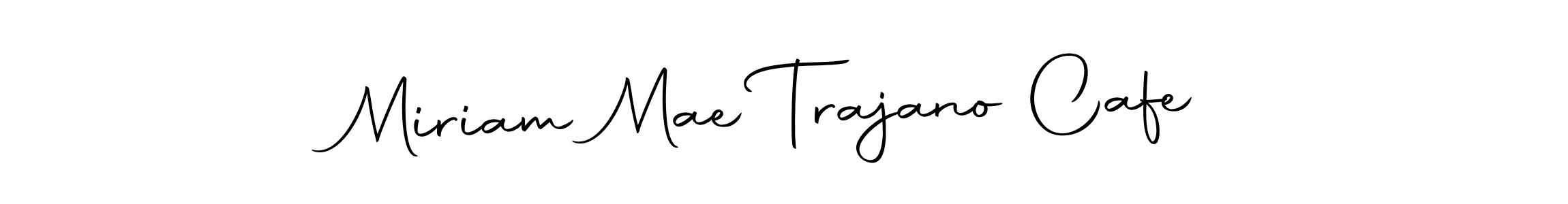 Miriam Mae Trajano Cafe stylish signature style. Best Handwritten Sign (Autography-DOLnW) for my name. Handwritten Signature Collection Ideas for my name Miriam Mae Trajano Cafe. Miriam Mae Trajano Cafe signature style 10 images and pictures png