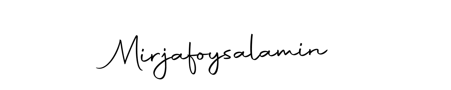 Make a beautiful signature design for name Mirjafoysalamin. Use this online signature maker to create a handwritten signature for free. Mirjafoysalamin signature style 10 images and pictures png