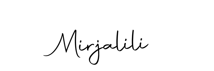 The best way (Autography-DOLnW) to make a short signature is to pick only two or three words in your name. The name Mirjalili include a total of six letters. For converting this name. Mirjalili signature style 10 images and pictures png