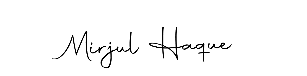 The best way (Autography-DOLnW) to make a short signature is to pick only two or three words in your name. The name Mirjul Haque include a total of six letters. For converting this name. Mirjul Haque signature style 10 images and pictures png