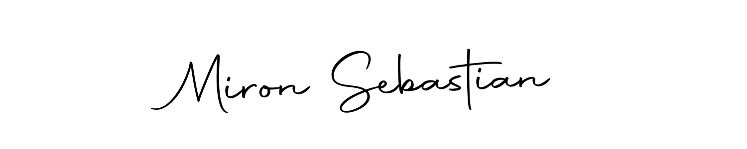 Make a short Miron Sebastian signature style. Manage your documents anywhere anytime using Autography-DOLnW. Create and add eSignatures, submit forms, share and send files easily. Miron Sebastian signature style 10 images and pictures png