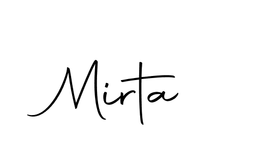 Similarly Autography-DOLnW is the best handwritten signature design. Signature creator online .You can use it as an online autograph creator for name Mirta. Mirta signature style 10 images and pictures png