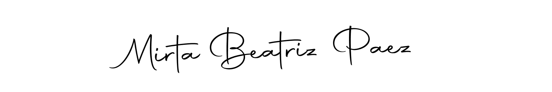 Once you've used our free online signature maker to create your best signature Autography-DOLnW style, it's time to enjoy all of the benefits that Mirta Beatriz Paez name signing documents. Mirta Beatriz Paez signature style 10 images and pictures png