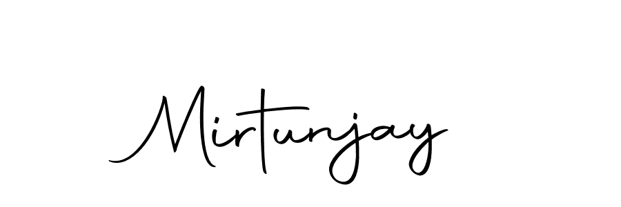 Create a beautiful signature design for name Mirtunjay. With this signature (Autography-DOLnW) fonts, you can make a handwritten signature for free. Mirtunjay signature style 10 images and pictures png