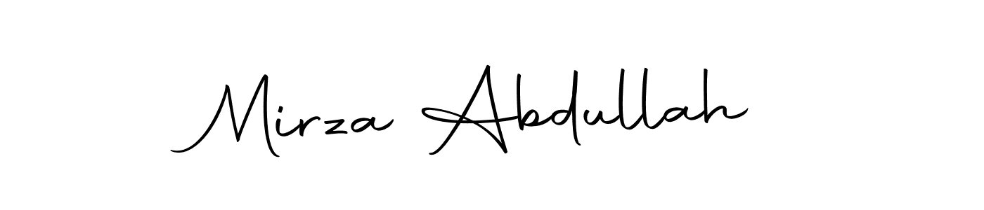 Make a beautiful signature design for name Mirza Abdullah. Use this online signature maker to create a handwritten signature for free. Mirza Abdullah signature style 10 images and pictures png