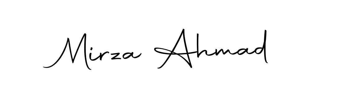 Mirza Ahmad stylish signature style. Best Handwritten Sign (Autography-DOLnW) for my name. Handwritten Signature Collection Ideas for my name Mirza Ahmad. Mirza Ahmad signature style 10 images and pictures png