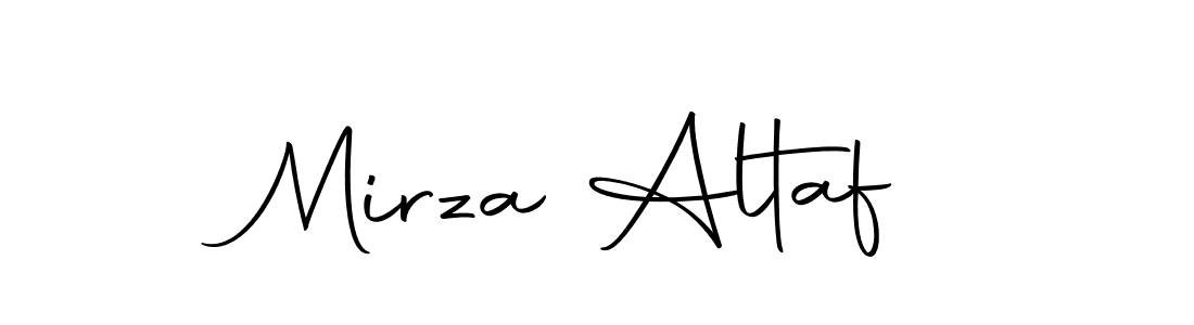 Make a beautiful signature design for name Mirza Altaf. With this signature (Autography-DOLnW) style, you can create a handwritten signature for free. Mirza Altaf signature style 10 images and pictures png