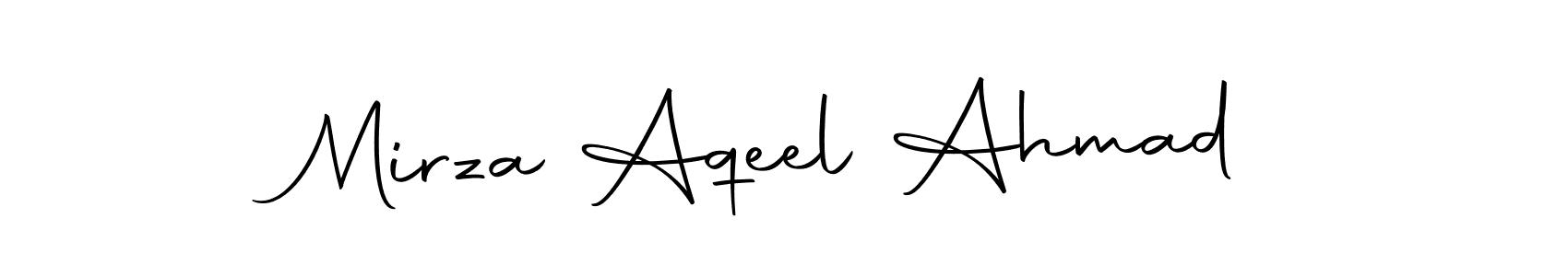 Autography-DOLnW is a professional signature style that is perfect for those who want to add a touch of class to their signature. It is also a great choice for those who want to make their signature more unique. Get Mirza Aqeel Ahmad name to fancy signature for free. Mirza Aqeel Ahmad signature style 10 images and pictures png