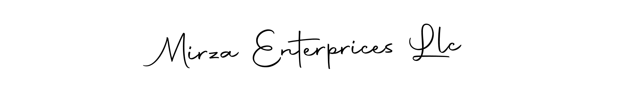 Design your own signature with our free online signature maker. With this signature software, you can create a handwritten (Autography-DOLnW) signature for name Mirza Enterprices Llc. Mirza Enterprices Llc signature style 10 images and pictures png