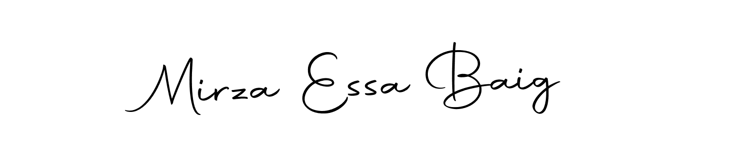 Also You can easily find your signature by using the search form. We will create Mirza Essa Baig name handwritten signature images for you free of cost using Autography-DOLnW sign style. Mirza Essa Baig signature style 10 images and pictures png